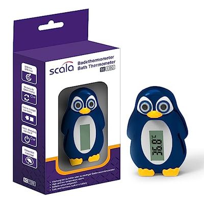 scala SC 1280 digitale badthermometer Pinguïn meet de badwatertemperatuur. Baden wordt gemakkelijker voor kleine kinderen en baby's
