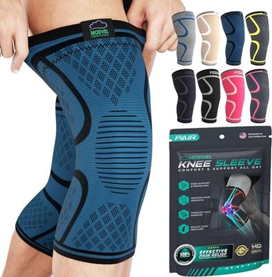 MODVEL medische kniebandageset voor mannen en vrouwen, ademende kniebandage, maat S