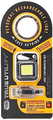 True Utility Buttonlite TAGLIA UNICA NERO