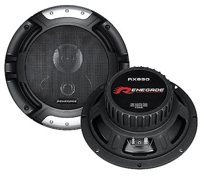 Renegade RX830 - Altavoces coaxiales para coche de 300W