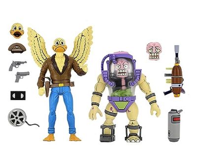 TMNT (Cartoon) – 7 tum Scale Action Figures – Ace Duck & Mutagen Man 2-pack