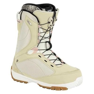 Nitro Monarch TLS Botas de Snowboard, Mujeres, Sand, 260