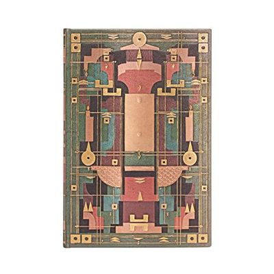Lion’s Den (Sybil Pye Bindings) Mini Lined Hardcover Journal: Hardcover, 85 gsm, ribbon marker, memento pouch, elastic closure