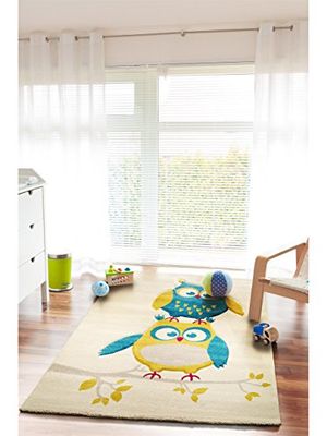 benuta Tapis, Fibres synthétiques, Bleu, 160 x 230 cm