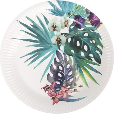 Algon | Set di 8 piatti usa e getta - piatti usa e getta misura 23 cm resistenti ed ecologici, ideali per feste, eventi e riunioni