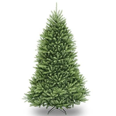 National Tree Company Albero di Natale artificiale completo, verde, abete Dunhill, include supporto, 6 piedi