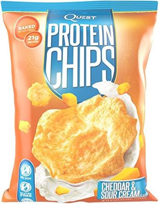 Quest Nutrition Protein Chips 8x32g Cheddar & Sour Cream