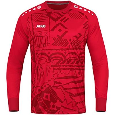 JAKO Maglia Portiere Tropicana (Manica Lunga), Rosso Sportivo, M Uomo