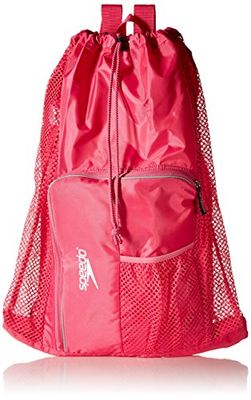 Speedo Unisex Vuxen Deluxe Ventilator Mesh väska, Rosa, En Storlek