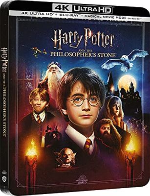 Harry Potter and The Philosopher's Stone Steelbook [4k Ultra-HD + Blu-ray]