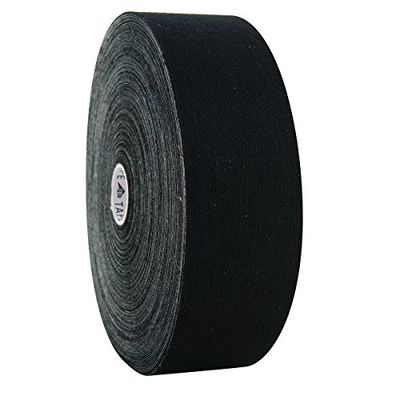 3B Scientific Cinta de kinesiología (31m x 5cm) Cinta de Soporte Elástico para Músculos y Articulaciones para Ejercicio, Deporte, Recuperación de Lesiones y Dolor Muscular - Negro