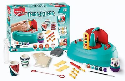 Maped Creativ - Set Terra Pottery – pottenbakkerij werkplaats voor kinderen – beginners en bevestigd – gemaakt in Frankrijk – creatieve vrijetijdsset vanaf 8 jaar