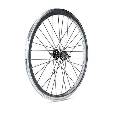 Gurpil 64376 Fixed track gepolijst 42mm wielhaspel, Zwart.