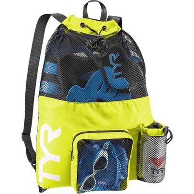 TYR Plecak unisex z dużą siatką dla mumii, ŻÓŁTY, Rozmiar Uniwersalny