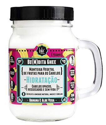 Lola Cosmetics - Maschera Idratante - Banana e Aloe Vera - Capelli Nutrienti e Morbidi - 350 g