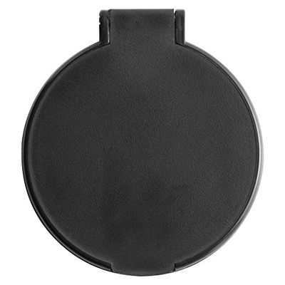 eBuyGB Compact Vanity Handbag Mirrors Folding Cosmetic Mirror Toiletry Bag, Black, Pack of 10, 13 cm