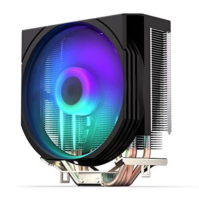 ENDORFY Spartan 5 MAX ARGB, CPU cooler with 120 mm fan, compact design, bright ARGB LED lighting, AM4 cooler, AM5 CPU cooler, AM5, AM4, LGA1700, LGA1200, LGA1150