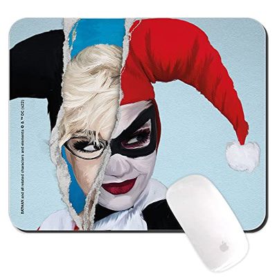 ERT GROUP Original y con Licencia Oficial de DC, Alfombrilla de ratĂłn Antideslizante, patrĂłn de Harley Quinn 007, Alfombrilla de ratĂłn de Ordenador 220 mm x 180 mm