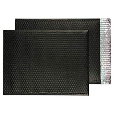 Blake Colour Packaging 450 x 324 mm 70 Mu Burbuja metálica mate Despegar y sellar (MTB450/10) Negro azabache - Paquete de 500