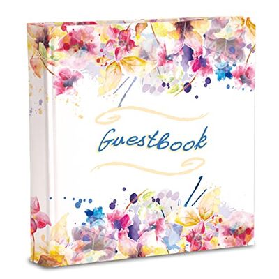 Mareli Guestbook Uitnodigingsboek, wit, 20 x 20 cm