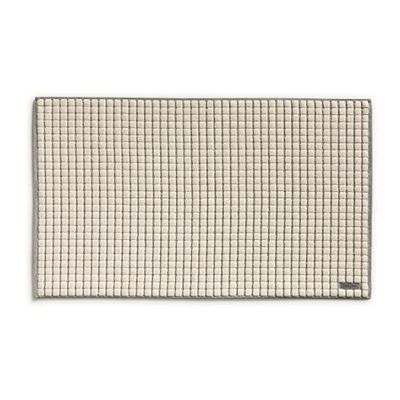 möve Eden badmatta med kontrollstruktur 60 x 100 cm tillverkad av 100% bomull, natur/svart