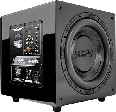 Earthquake Sound MiniMe-DSP-P12 12" DSP 600W aangedreven subwoofer passieve radiator