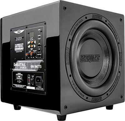 Earthquake Sound MiniMe-DSP-P12 12" DSP 600W Powered Subwoofer Radiatore passivo