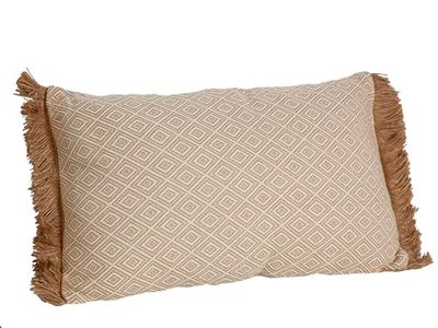 COJIN BEIGE C/FLECOS POLYESTER