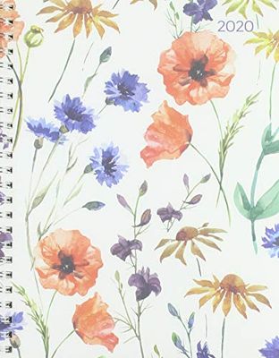 Agenda Settimanale 2020 Ladytimer Spiralata "Fiori" 15x21 cm