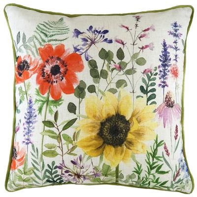 Evans Lichfield vilda blommor Emma rörledd fjäder rik fylld kudde