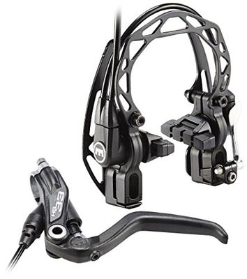 Magura Ruota Hs33 R, Freno della Bicicletta Unisex-Adulto, Nero/Bianco, 4-Finger Hebel
