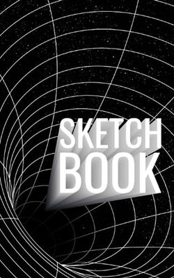 Black Paper Sketchbook: Unleash Your Imagination With This Premium Blank Black Paper Book, Sketching, Writing, Drawing, Painting, Doodling, ... 3d grid wormhole illusion design element