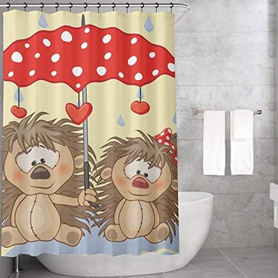 Bonamaison Shower Curtain, Polyester, Multicolor, 150x200 cm