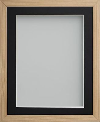 Frame Company Webber Beech with Black Mount, 20x16 for 15x10 inch