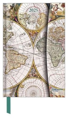 Antique Maps Magneto Diary 2025