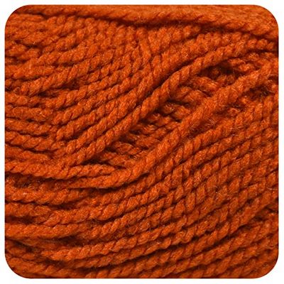King Cole 773491 Big Value - Filato arancione bruciato, 152 m, 100 g