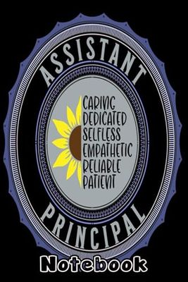 Assistant Principal Notebook: Blank lined ruled journal to write in 6x9"