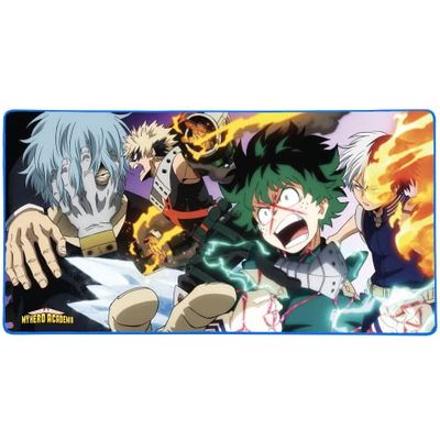 Konix My Hero Academia Tapis de Souris Gaming XXL 90 x 46 cm - Base antidérapante en Caoutchouc