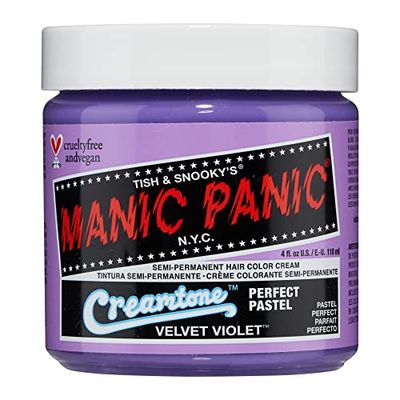 Manic Panic Velvet Violet pastel Classic creme, vegan, cruelty free, roxo semi-permanente cabelo 118 ml
