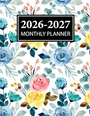 2026-2027 monthly planner: From January 2026 To December 2027 with Notes
