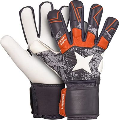 Derbystar Goalie keepershandschoenen grijs oranje 7