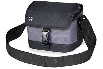 Praktica Luxmedia - Borsa per fotocamere CSC Compact System, Mirrorless e Bridge, per EOS M50/R/RP/Ra, X-T200/X-S10, OM-D E-M5/E-M10, Lumix S5/G100, Alpha A6000/A6400, AZ252/422, Z35 e altri