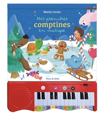 Mon livre piano - livre piano - mes premières comptines en musique