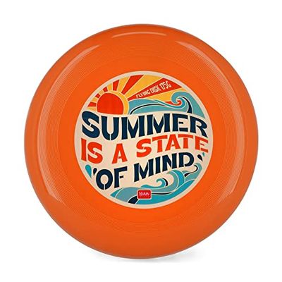 Legami, Fresbee, Flygskiva, Halkfria streck, Ø 27,5 cm, 284 g Ungdom Unisex, Orange, Unik