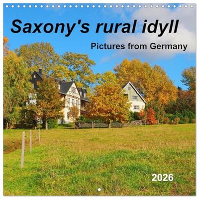 Saxony's rural idyll (Wall Calendar 2026 12" x 24" / 30 x 60 cm (open)) CALVENDO 12 Month Wall Calendar