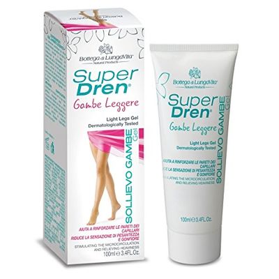 GEL SOLLIEVO GAMBE - Dona vitalità e leggerezza garantendo un'immediata sensazione di sollievo e benessere riducendo la pesantezza il gonfiore di gambe e caviglie - Tubo da 100 ml