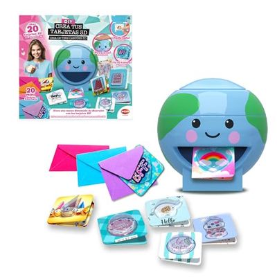 Bizak Sticker-Maker 63332666 - Macchina divertente per creare cartoline e carte phishing uniche e personalizzate, regalo per ragazze e ragazzi dai 6 anni in su