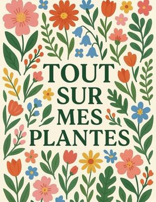 Carnet Vert Tout sur mes plantes Lexique Botanique pour 140 Plantes d’Intérieur journal des plantes Suivi Entretien Arrosage Lumière Notes & Dessins noir et blanc Jungle