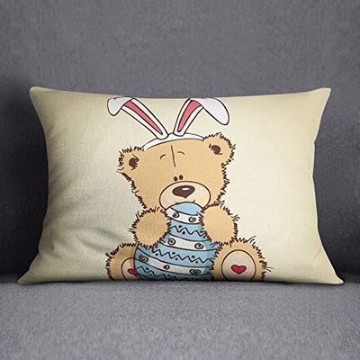 Questo Casa Funda de cojín Decorativa, Funda de cojín, decoración del hogar, para sofá, cafetería, tamaño: 35 x 50 cm, diseñada y Fabricada en Türkiye