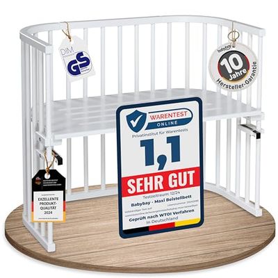 Babybay 160102 Maxi bijzetbed, wit gelakt,94 x 54 x 79 cm